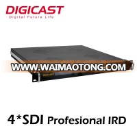 (DMB-9060B) SDI Digital Satellite TV Decoder for AVS+DRA support 4 Channels DVB-S2